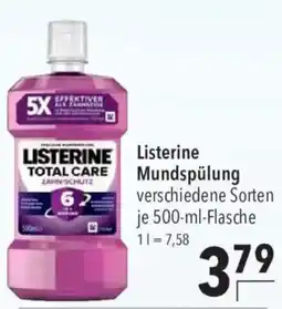 CITTI Markt Listerine Mundspülung Angebot
