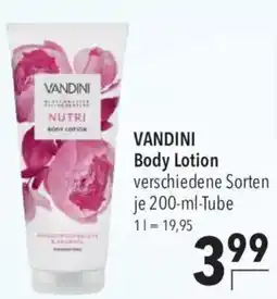 CITTI Markt VANDINI Body Lotion Angebot