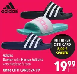 CITTI Markt Adidas Damen oder Herren Adilette Angebot