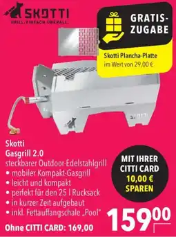 CITTI Markt Skotti Gasgrill 2.0 Angebot