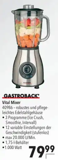 CITTI Markt GASTROBACK Vital Mixer Angebot