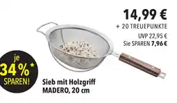 CITTI Markt GEFU Sieb mit Holzgriff MADERO Angebot