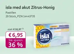 Mea isla med akut Zitrus-Honig Pastillen Angebot
