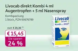 Mea Livocab direkt Kombi 4 ml Augentropfen + 5 ml Nasenspray Angebot