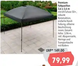 CITTI Markt Premium-Faltpavillon Angebot