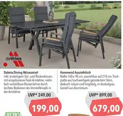 CITTI Markt deVries Hammond Ausziehtisch Angebot