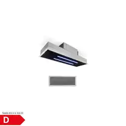 Netto Marken-Discount High Line Deckenhaube 90cm 410 m3/h 75W 3 Stufen Fernbedienung schwarz Angebot