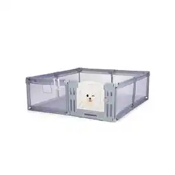 Netto Marken-Discount Chipolino Laufstall Amico Tür 180 x 200 cm 2 Ringe Aufbewahrungstasche ab 1 Jahr grau Angebot