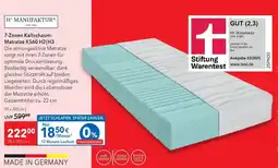 Matratzen Concord H+ MANUFAKTUR 7-Zonen Kaltschaum-Matratze KS60 H2|H3 Angebot