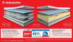 Matratzen Concord Schlaraaffia Tonnentaschenfederkern-Matratze Thermo Balance Angebot