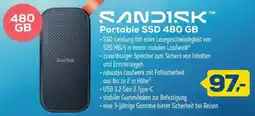 Euronics SANDISK Portable SSD 480 GB Angebot