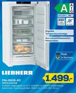 Euronics LIEBHERR FNa 6635-20 Gefrierschrank Angebot