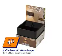 Action Aufladbare LED-Wandlampe Angebot