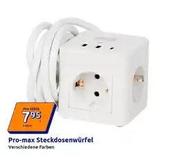 Action Pro-max Steckdosenwürfel Angebot