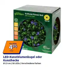Action lovely garden Artificial Flower Ball Angebot