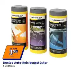 Action Dunlop Auto-Reinigungstücher Angebot