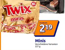 Action TWIX Minis Angebot