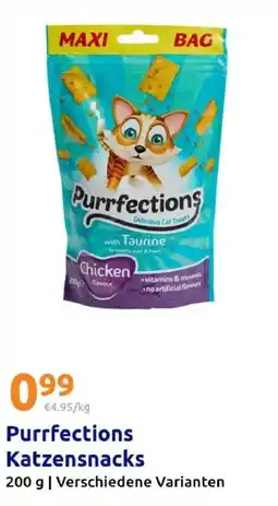 Action Purrfections Katzensnacks Angebot