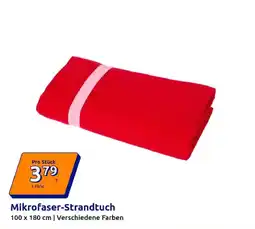 Action Mikrofaser-Strandtuch Angebot