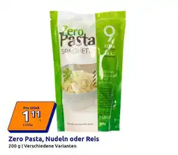 Action Zero Pasta Spaghetti Angebot