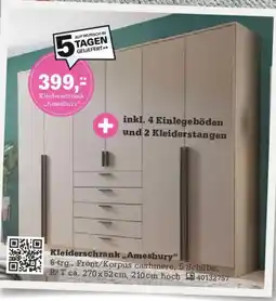 Höffner Kleiderschrank Amesbury Angebot