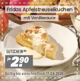 Höffner Fridas Apfelstreuselkuchen mit Vanillesauce Angebot