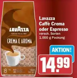 AEZ Lavazza Caffè Crema oder Espresso Angebot