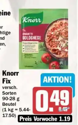 AEZ Knorr Fix Spaghetti Bolognese Angebot