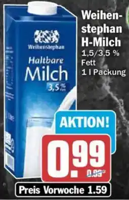 AEZ Weihenstephan H-Milch Angebot