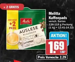 AEZ Melitta Kaffeepads Angebot