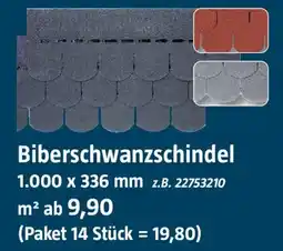 Bauhaus Biberschwanzschindel Angebot