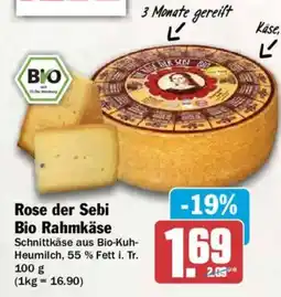 AEZ Rose der Sebi Bio Rahmkäse Angebot