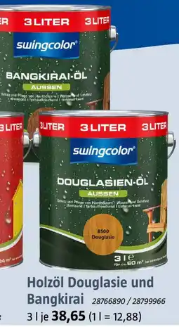 Bauhaus Swingcolor Holzöl Douglasie und Bangkirai Angebot