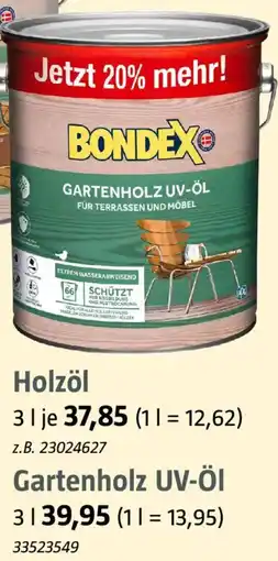 Bauhaus BONDEX Holzöl Angebot