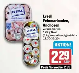 AEZ Lysell Feinmarinaden, Anchosen Angebot