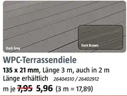 Bauhaus WPC-Terrassendiele Angebot