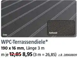Bauhaus WPC-Terrassendiele Angebot