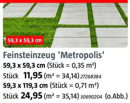 Bauhaus Feinsteinzeug 'Metropolis' Angebot