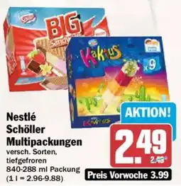 AEZ Nestlé Schöller Multipackungen Angebot