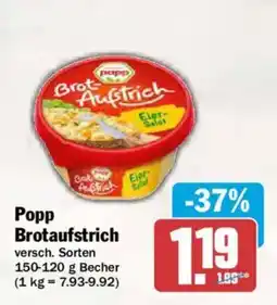 AEZ Popp Brotaufstrich Angebot