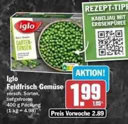 AEZ Iglo Feldfrisch Gemüse Angebot