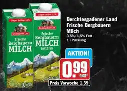 AEZ Berchtesgadener Land Frische Bergbauern Milch Angebot