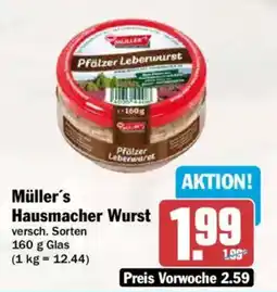 AEZ Müller's Hausmacher Wurst Angebot