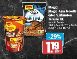 AEZ Maggi Magic Asia Noodles oder 5 Minuten Terrine XL Angebot