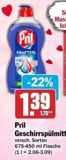 AEZ Pril Geschirrspülmittel Angebot