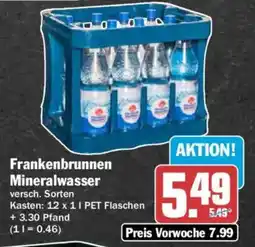 AEZ Frankenbrunnen Mineralwasser Angebot