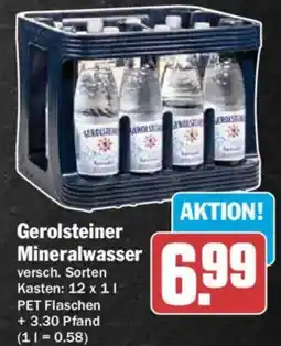AEZ Gerolsteiner Mineralwasser Angebot