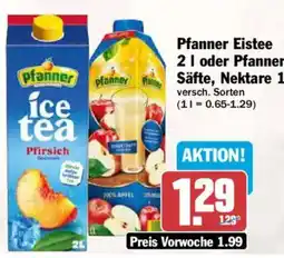 AEZ Pfanner Eistee Angebot