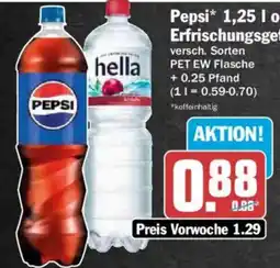AEZ Pepsi* Erfrischungsgetränk Angebot