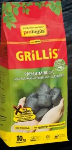 Handelshof proFagus Grillis Premium Buchen Grill-Holzkohlebriketts Angebot